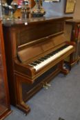 Walnut Cased Steck Upright Piano