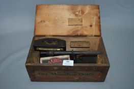 Ensign Photograph - Dry Mounting Outfit in Pine Box