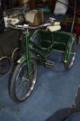 Vintage Child's Tricycle in Green Livery