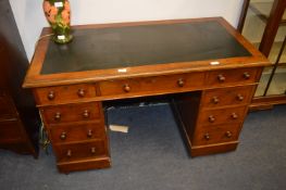 Victorian Mahogany Twin Pedestal Desk