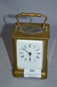Small Brass Carriage Clock