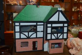 Dolls House with Tudor Style Frontage