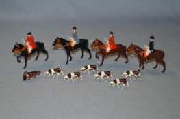 Britains Diecast Lead Models - Fox Hunting Set