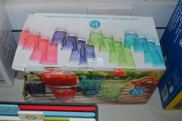 *Coloured Acrylic Tumblers Set