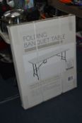*Folding Banquet Table 180cm Long 75cm wide