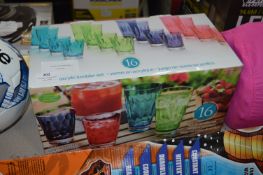 *Acrylic Drinkware Sixteen Piece Set