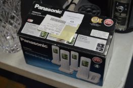 *Panasonic Quad Dect White Telephone