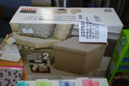 *Saville Folding Storage Cube 2pk