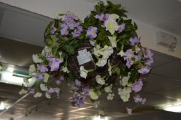 *Artificial Hanging Basket
