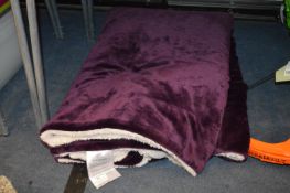 *Life Comfort Plush Fur Throw