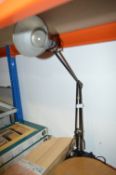 Black Metal Anglepoise Desk Lamp