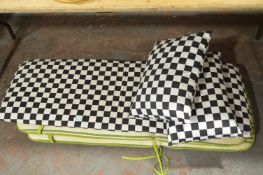 Three Lounge Chair Cushions