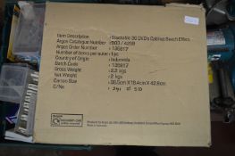 Stackable 36 DVD Beech Effect Cabinet