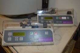*2X Grasby 3300 PCA Pump. (1 with finger trigger, Both power up)