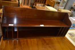 Mahogany Desktop Shelf Unit