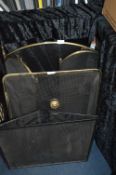 Two Folding Fire Screens and a Wire Mesh Fire Guar