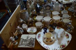 Large Selection of Pottery Including Poole Dolphin