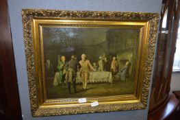 Gilt Framed Print - Welcoming the Guest