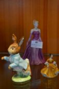 Coalport Figurine, Beswick Beatrix Potter Rabbit a