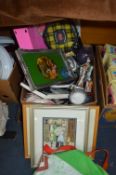Box Containing Prints, Books, Ordnance Survey Maps