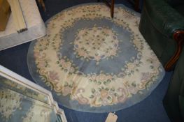 Circular Floral Patterned Rug 152cm