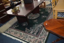 Large Pink & Green Chinese Patterned Rug 240cm x 3