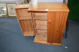 Pine DVD Storage Cabinet