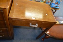 Oak Side Table with Single Drawer