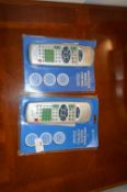 Two 8-in-1 Universal Remote Controls