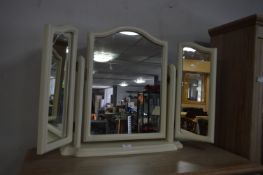 White Melamine Dressing Table Mirror