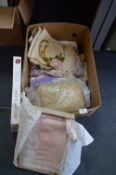 Box Containing Needlework Table Linen