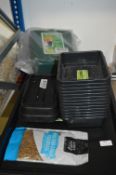 *Two Large Garden Trays, Seed Trays, Compost Caddy