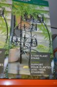 *Panacea Finial Three Teir Plant Stand