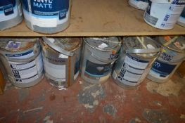 *Five Cans of Dulux Vinyl Matt Emulsion