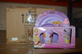 *Box of 12 Disney Princess Four Piece Dinner Set
