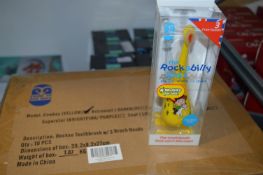 *Box Containing Rockabilly Kids Toothbrushes with