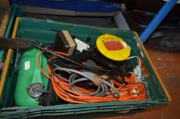 Extension Leads, Petrol Can, Car Jack, etc.