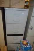 Four Drawer Metal Filing Cabinet