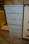 Six Drawer Metal Filing Cabinet