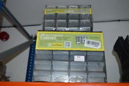 *Sixteen Drawer Cabinet and a Twenty Drawer Cabine