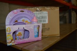 *Box of 12 Disney Princess Four Piece Dinner Set