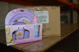 *Box of 12 Disney Princess Four Piece Dinner Set