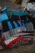 Pallet Containing Part Finished Knitted and Woolen