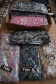 Box of 10 Fuzz Scarves (Various Colours)