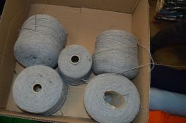Box of Assorted Knitting Yarn