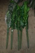 Five Bunches of Artificial Foliage