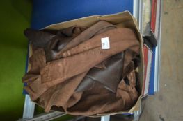 Three Brown Cow Hides