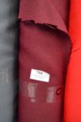 6ft Width Roll of Burgundy Fabric 10m