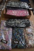 Box of 10 Fuzz Scarves (Various Colours)
