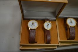 Two Sets of Ladies & Gents Wristwatches with Faux